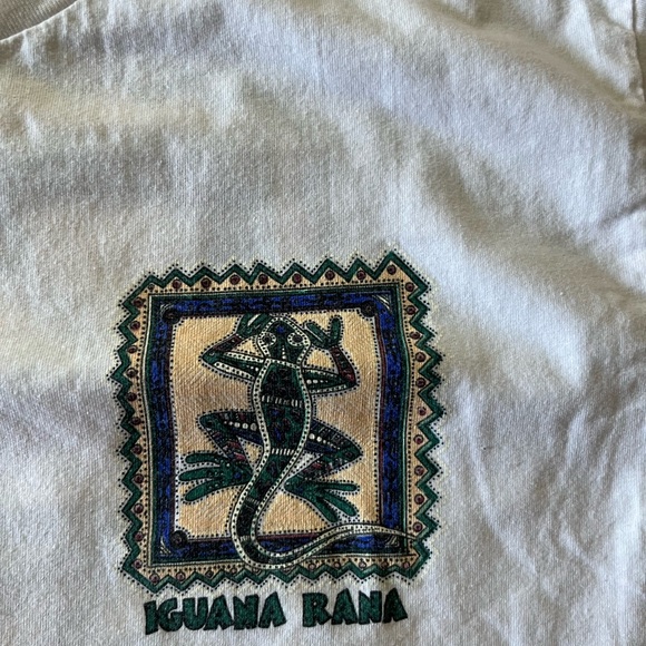 Iguana Rana Puerto Vallarta Single Stitch Vintage Shirt - Picture 2 of 5